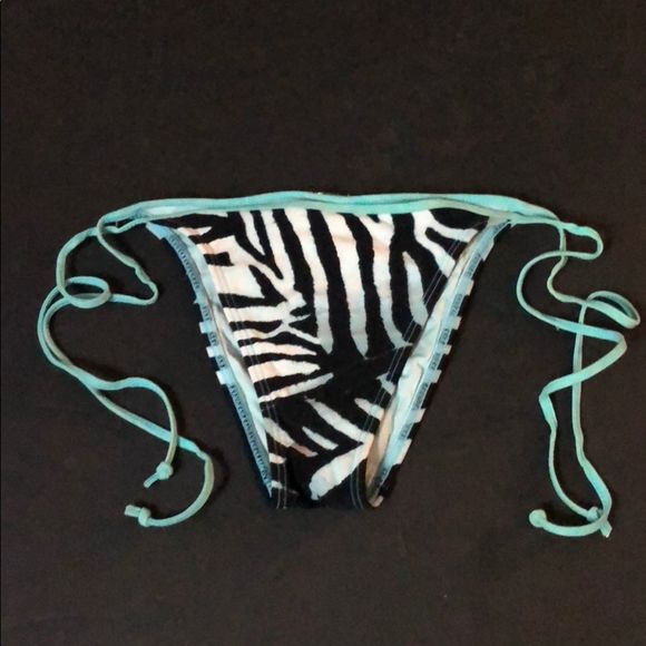 Luli Fama Zebra String Bikini Bottom - Picture 2 of 8